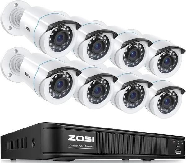 8 set CCTV cameras 